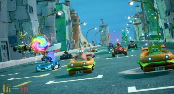 《索尼克赛车 交叉世界》联动DLC「海绵宝宝」预告发布
