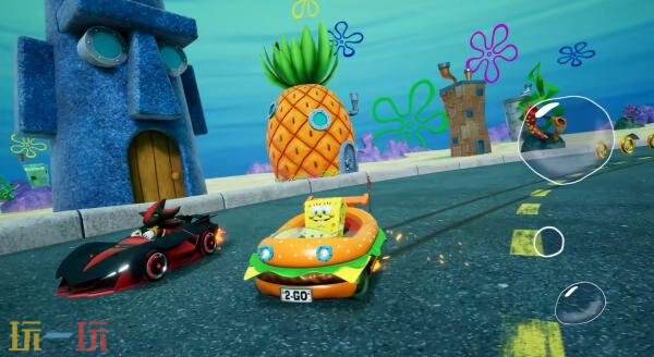 《索尼克赛车 交叉世界》联动DLC「海绵宝宝」预告发布
