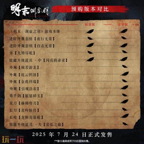 明末渊虚之羽多少钱 游戏发售价格介绍