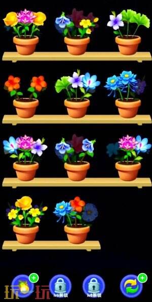 花朵拼拼游戲截圖