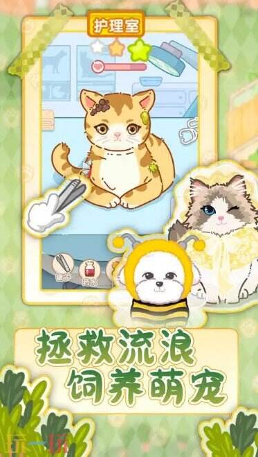 貓貓狗狗一起玩游戲截圖