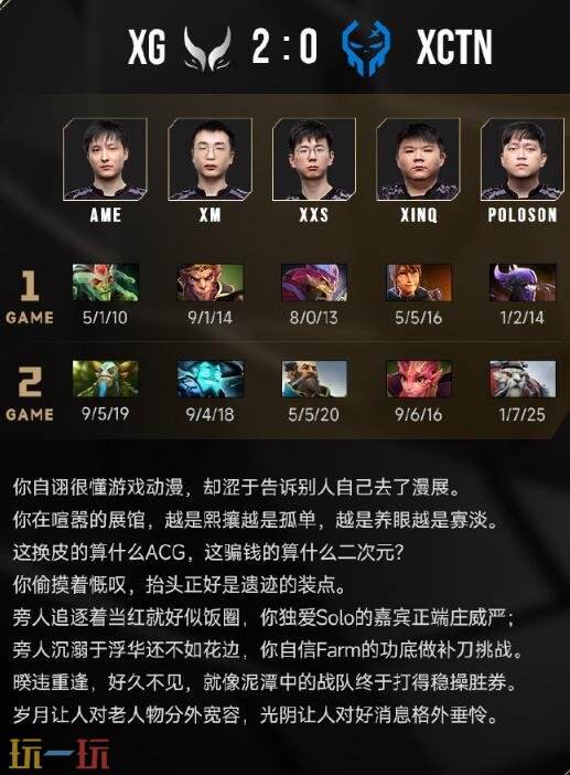 DOTA2 2025电竞世界杯晋级赛首日赛果！XG2-0晋级第二轮！