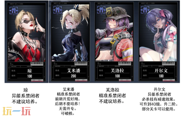 无期迷途值得养的普有什么 普级禁闭者培养推荐
