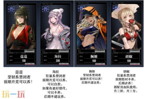无期迷途值得养的普有什么 普级禁闭者培养推荐