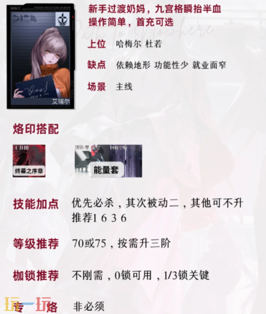 无期迷途值得养的危有谁 危级禁闭者培养推荐