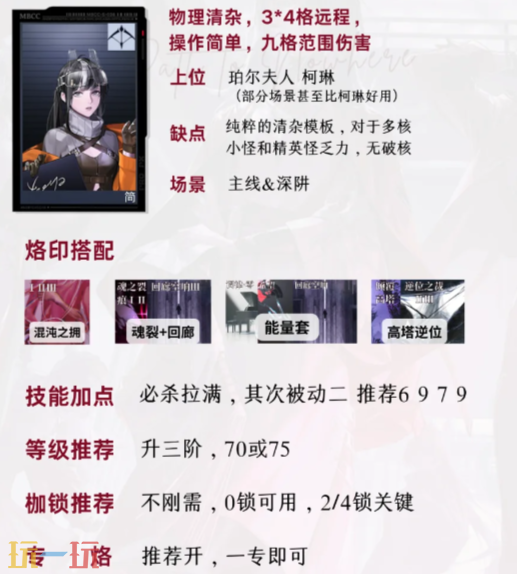 无期迷途值得养的危有谁 危级禁闭者培养推荐