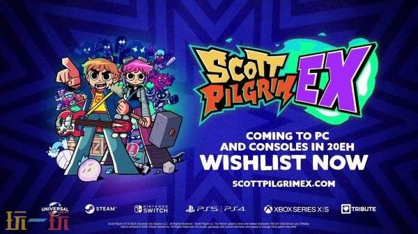 《Scott Pilgrim EX》首个实机演示公布 实体版预购开启