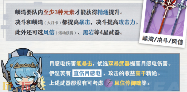原神伊涅芙武器选什么 伊涅芙适配武器推荐