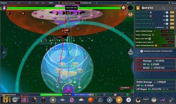 太空放置冒險游戲《Galaxy Idle Clicker》現已免費推出