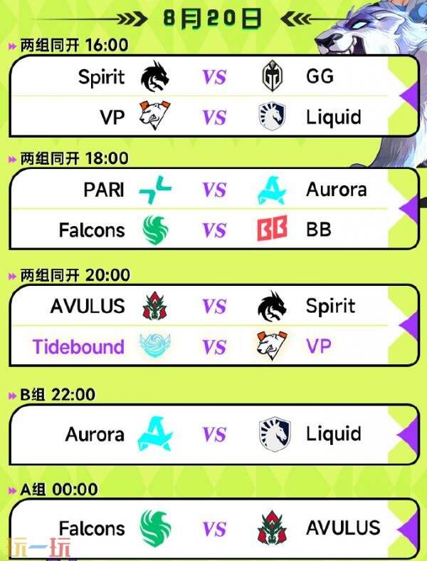 DOTA2裂变宇宙S6今日线上开赛！Tidebound小组赛程一览