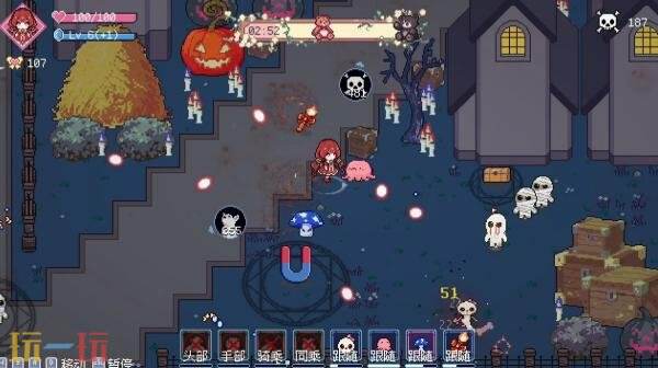 魔法肉鸽弹幕射击游戏《小女巫幸存者》现已正式发售