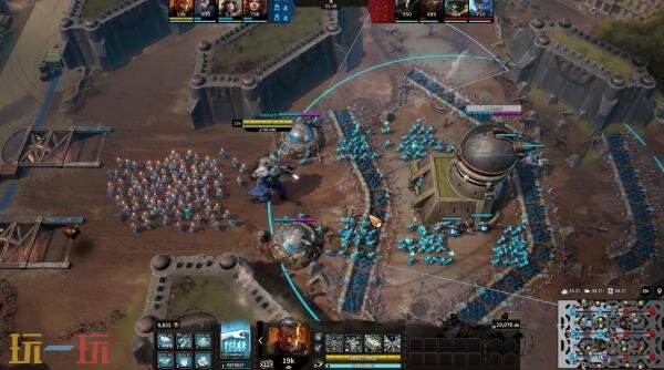 免费4V4在线竞技策略《March of Giants》封闭Alpha测试9月2日开启