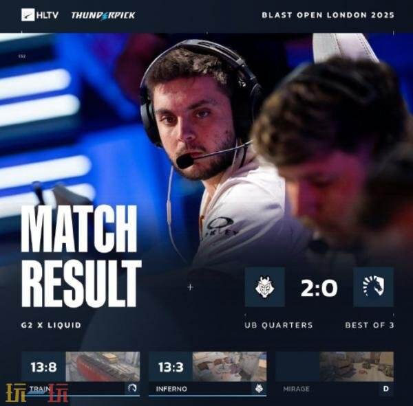 CSGO BLAST伦敦公开赛次日赛果！Spirit晋级胜者组