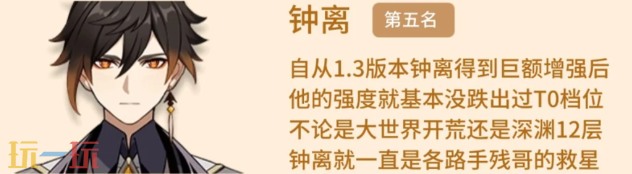 原神0命最强辅助有谁 0命五星最强辅助排行榜