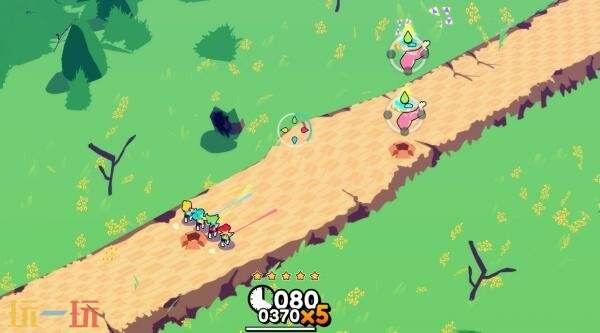 轨道射击游戏《Candy Rangers》将于10月2日发售