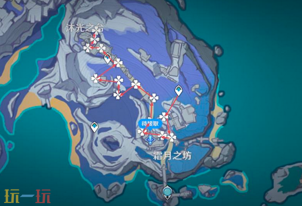 原神月落银位置在哪 月落银采集路线分享