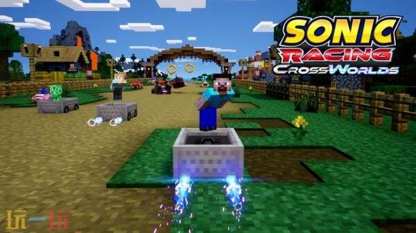《索尼克赛车 交叉世界》付费DLC第一弹“Minecraft”已上线！