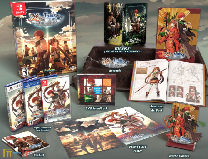 Switch实体版《伊苏VS.空之轨迹》即将发售