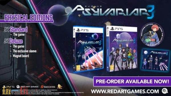 射击游戏续作《Psyvariar 3》将于2026年3月19日发售