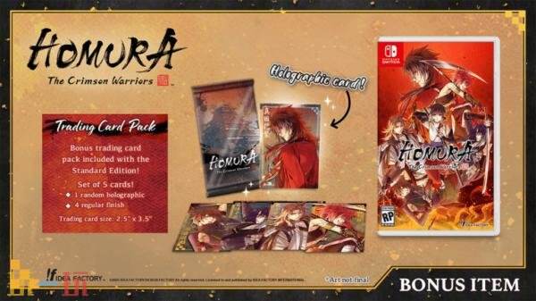 乙女视觉小说《Homura: The Crimson Warriors》2026年3月发售