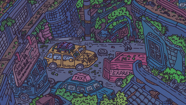 藏在旧城区里的猫