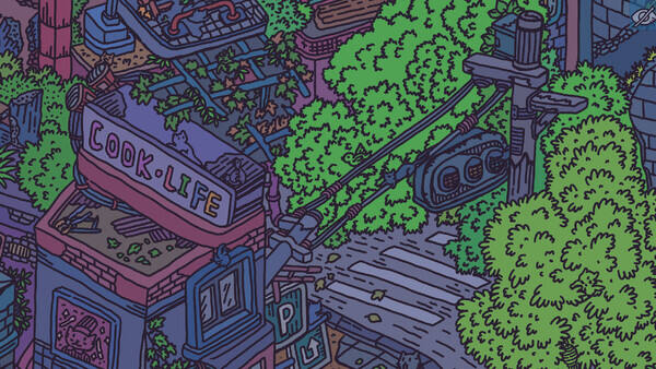 藏在旧城区里的猫