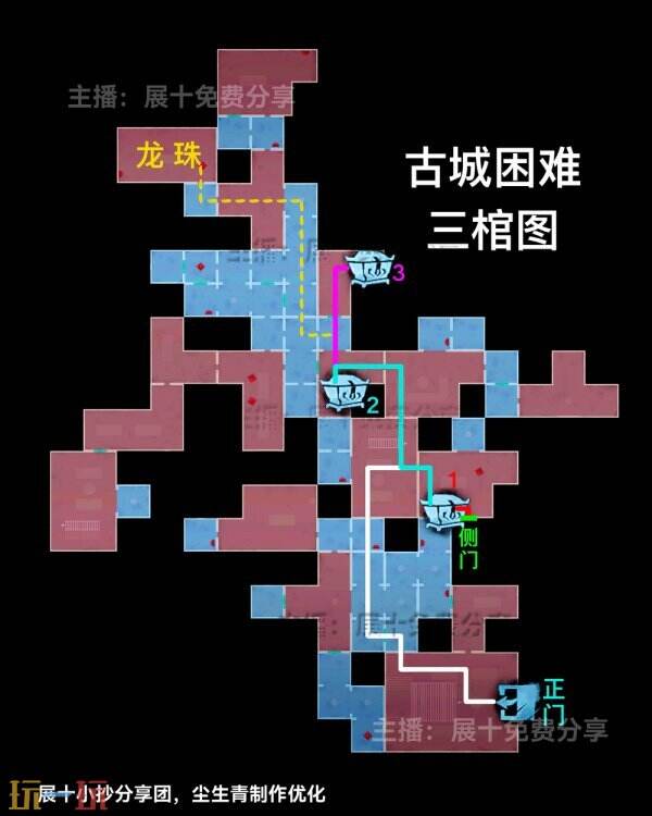 超自然行动组古城困难小抄完整版 精绝古城困难地图小抄最新