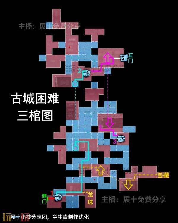 超自然行动组古城困难小抄完整版 精绝古城困难地图小抄最新