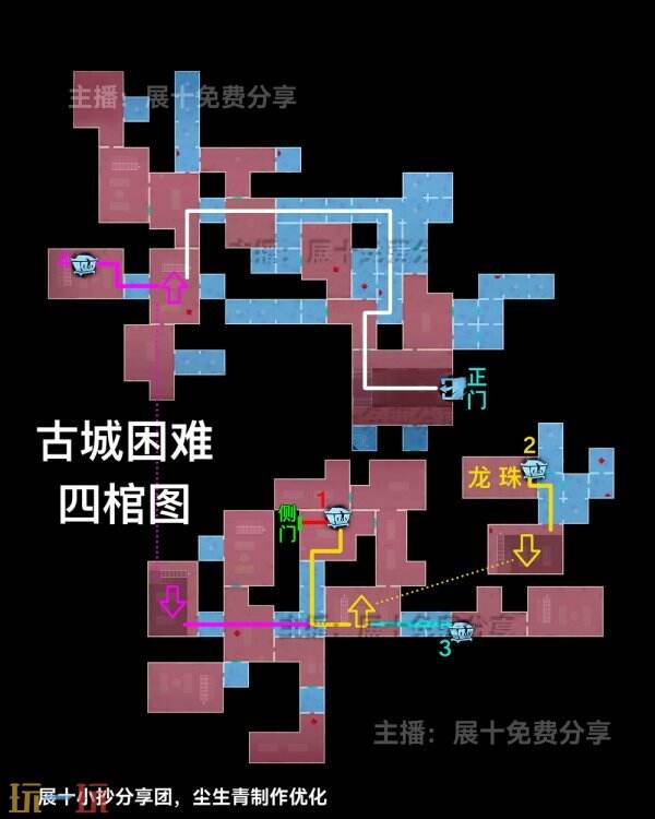 超自然行动组古城困难小抄完整版 精绝古城困难地图小抄最新
