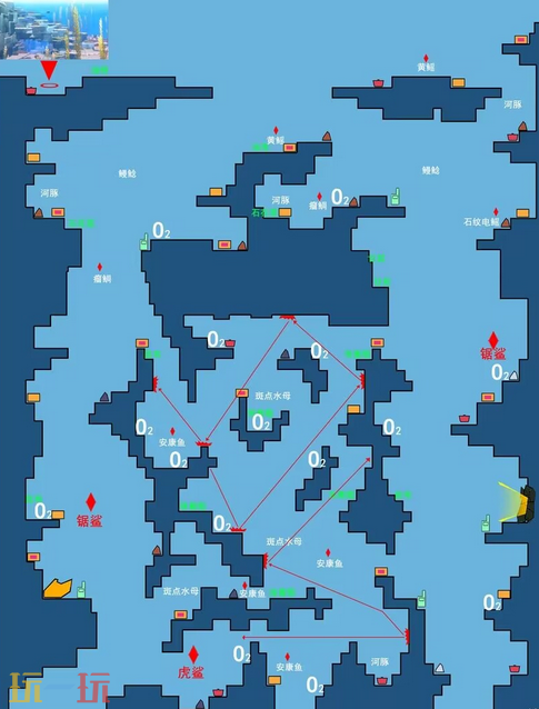 潜水员戴夫电脑版游戏地图 潜水员戴夫电脑版全地图一览