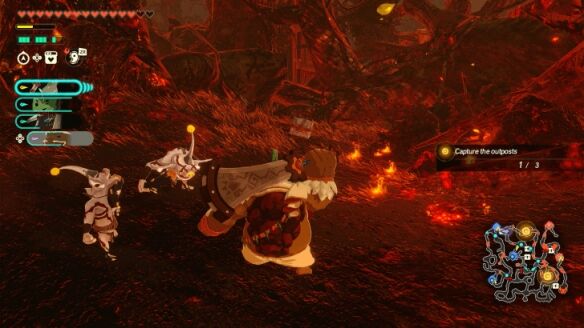 塞尔达无双封印战记火焰与流沙怎么过 火焰与流沙全流程图文攻略