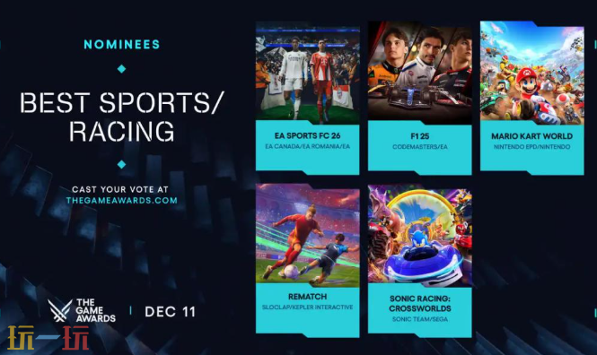 TGA2025年度游戏获奖名单汇总