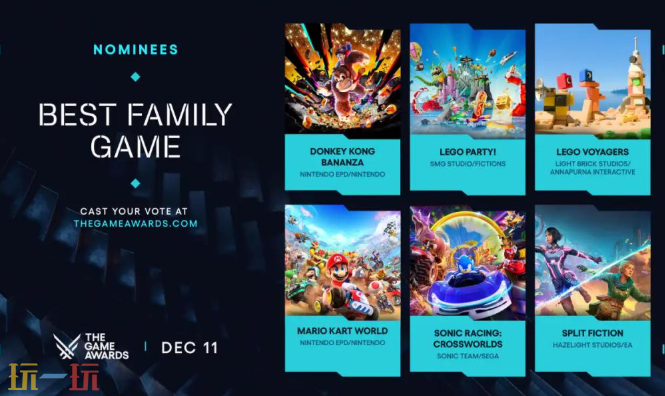 TGA2025年度游戏获奖名单汇总