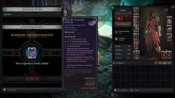 暗黑破坏神4新赛季S11圣化系统介绍 通过圣化攀抵新高