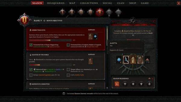 暗黑破坏神4S11新增玩法 赛季级别登场