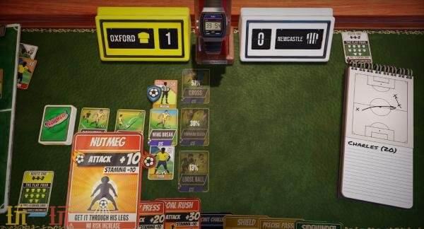 卡牌构筑足球经理游戏《NUTMEG!》2026年3月26日推出
