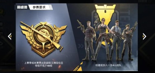 和平精英雪战到底系统功能更新 巅峰赛的更新介绍