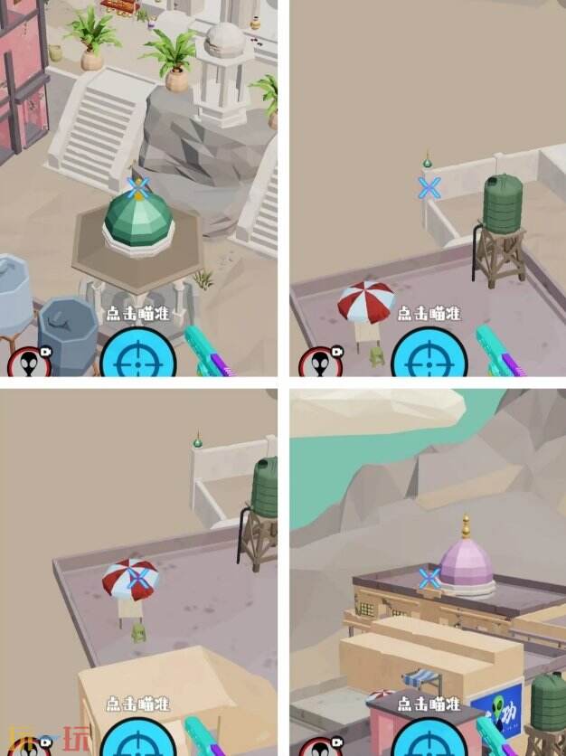 狙击外星人第21关怎么过 第二十一关沙漠宫殿详细图文攻略