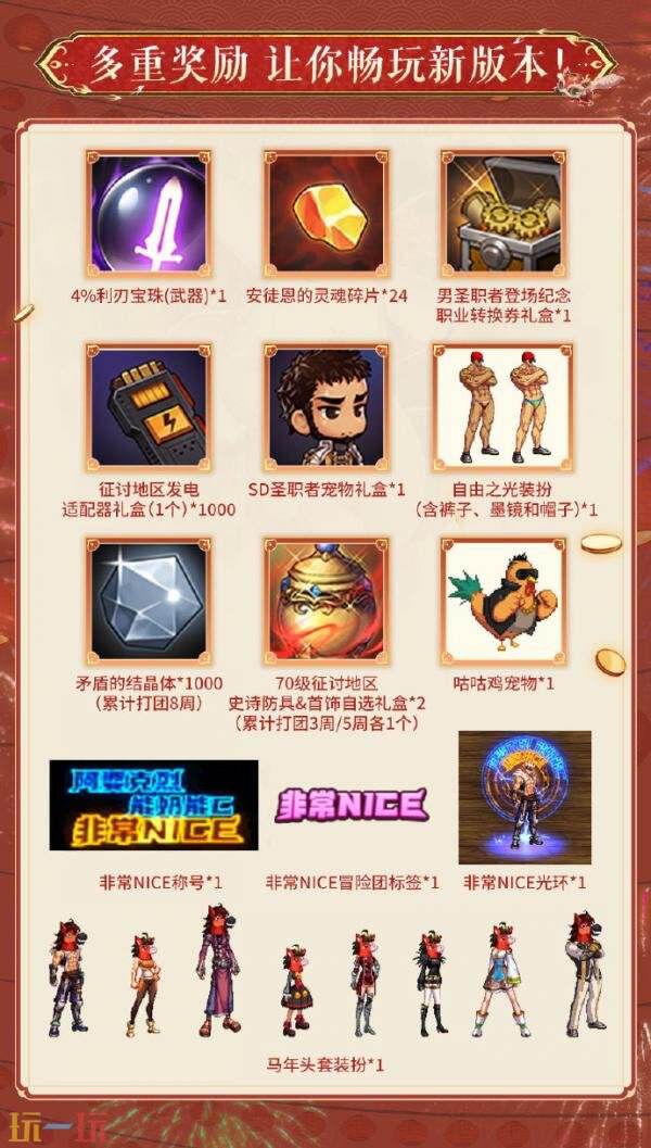 DNF地下城与勇士手游1月14日版本更新公告：新春版本正式上线！