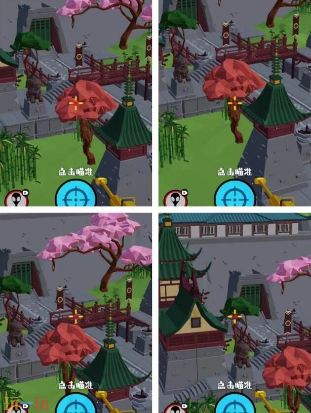 狙击外星人第62关怎么过 第六十二关樱花古镇详细图文攻略