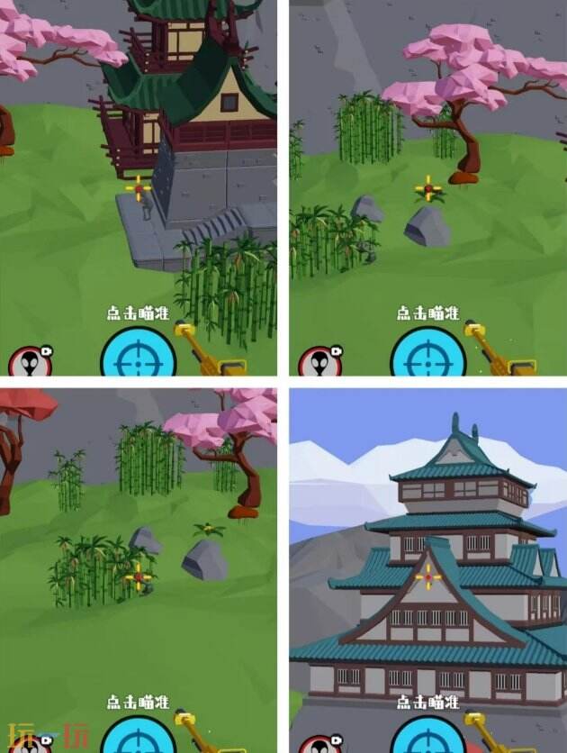 狙击外星人第62关怎么过 第六十二关樱花古镇详细图文攻略