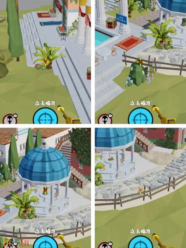 狙击外星人第64关怎么过 第六十四关黄昏楼阁详细图文攻略