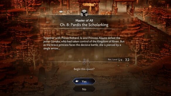 八方旅人0第八章硕学王帕蒂斯任务流程 硕学王帕蒂斯图文攻略