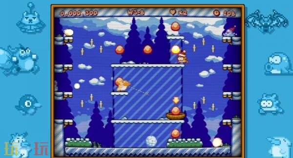 经典单屏平台游戏《Go! Go! Mister Chickums》将于4月发售