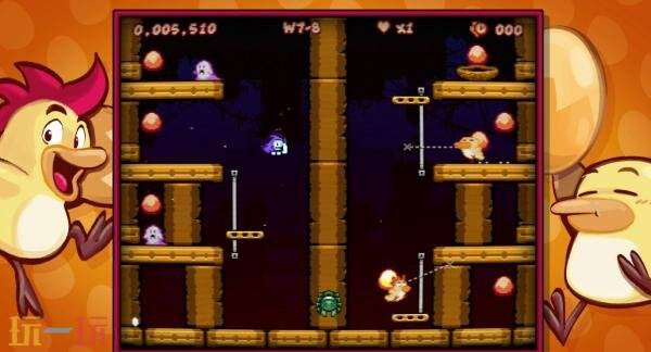 经典单屏平台游戏《Go! Go! Mister Chickums》将于4月发售