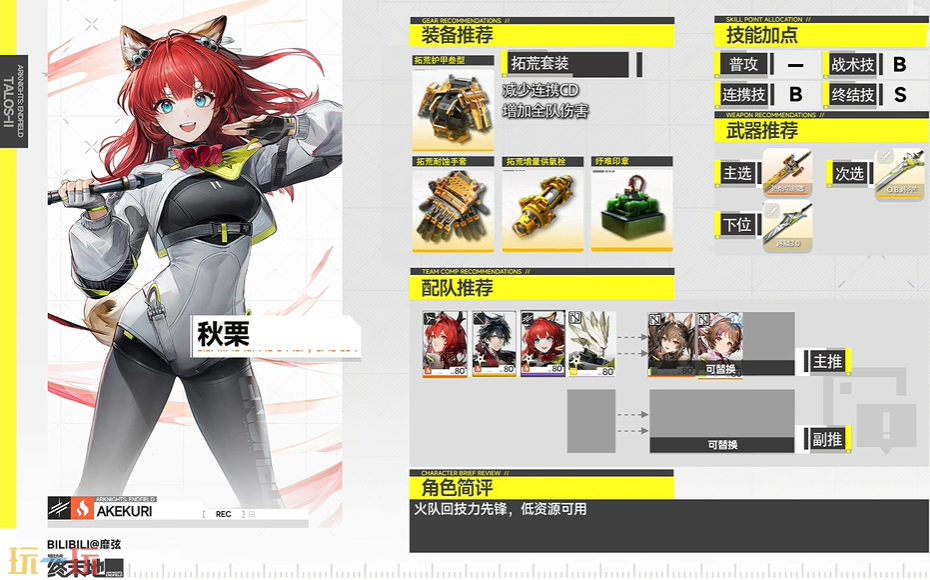 明日方舟终末地秋栗怎么玩 秋栗一图流攻略