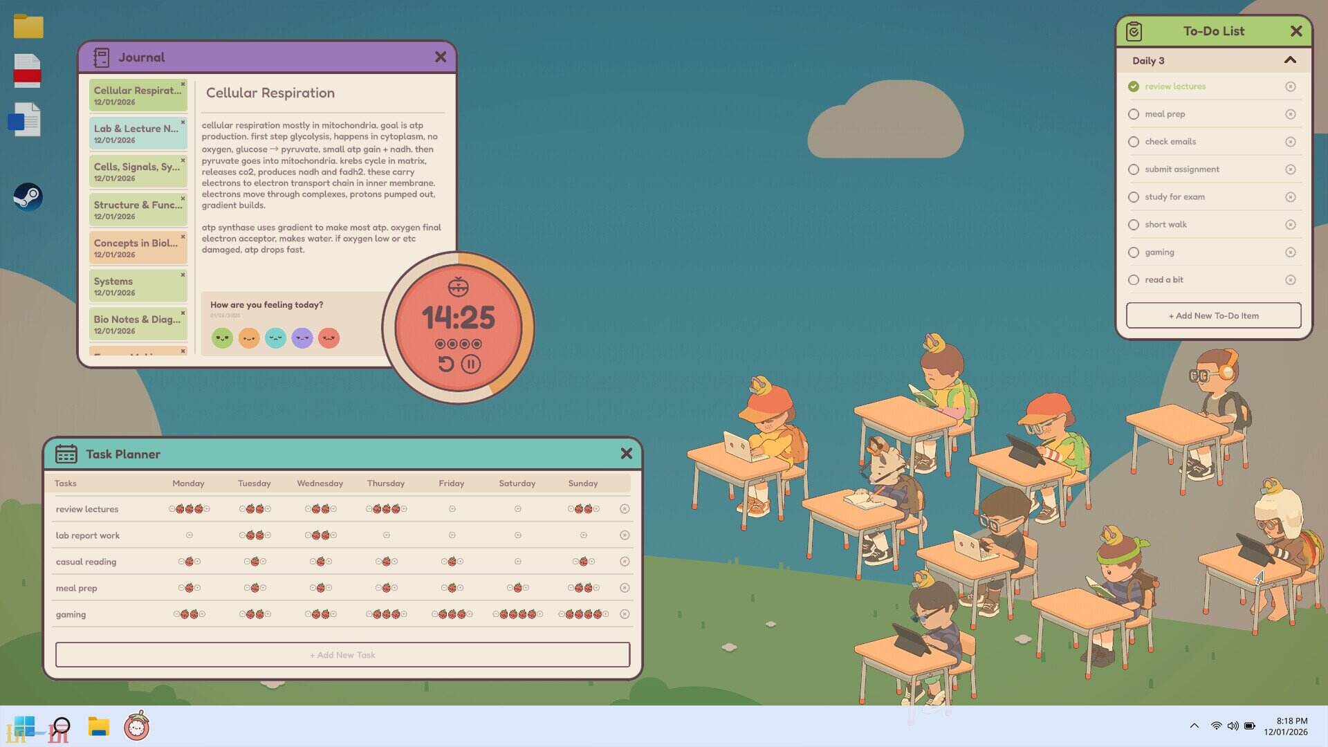 随时在一起:云自习游戏截图