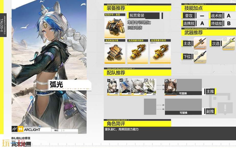 明日方舟终末地弧光怎么玩 弧光一图流攻略