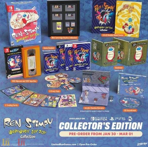 《Ren &amp; Stimpy 快乐快乐欢乐合集》将登陆PC和主机平台