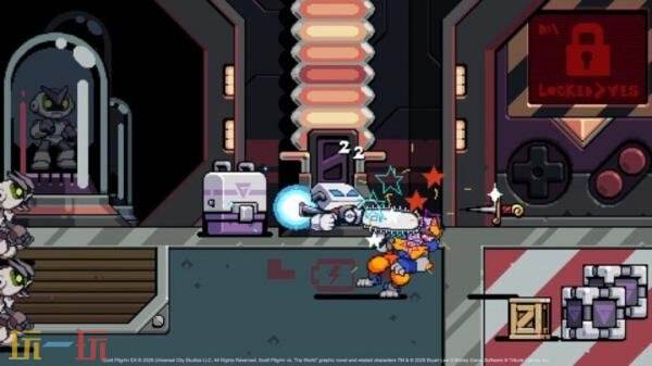 横版卷轴动作冒险《Scott Pilgrim EX》将于3月3日发售